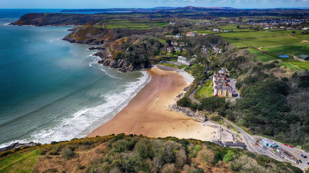 Caswell Beach Chalet 70 Located In Gower Peninsula 斯旺西 外观 照片